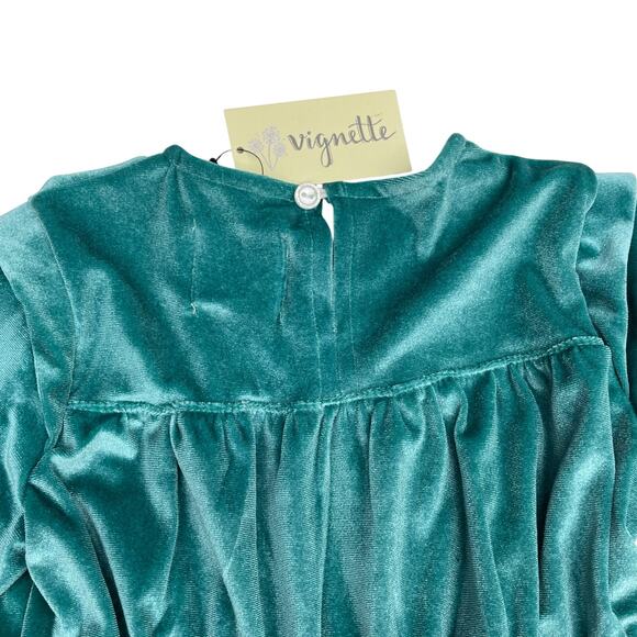 NWT Vignette 2Y Teal Bennett Dress - Picture 5 of 6